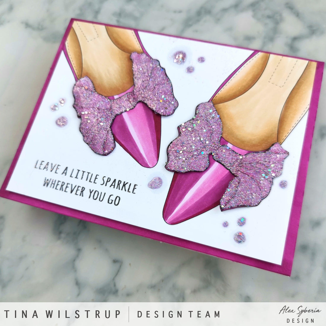 Coloring with Tina | Girly Cards - Alex Syberia Designs
