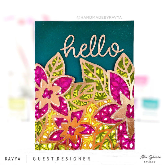 Cut files burst of colour with Guest Designer Kavya - Alex Syberia Designs