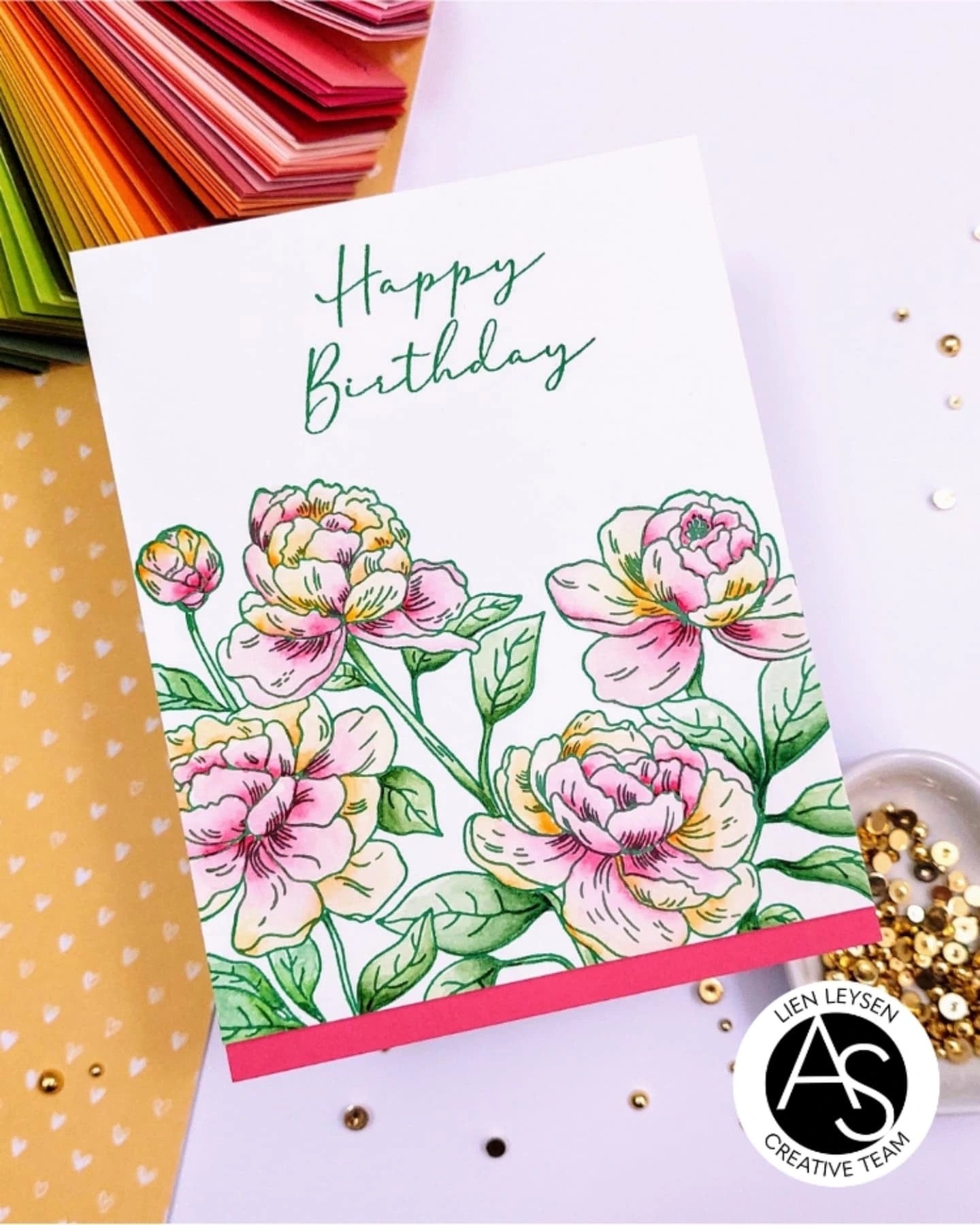 Peony Blossoms Press Plate Set