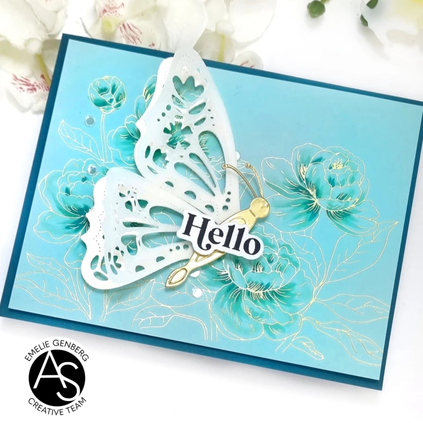 Peony Blossoms Press Plate Set