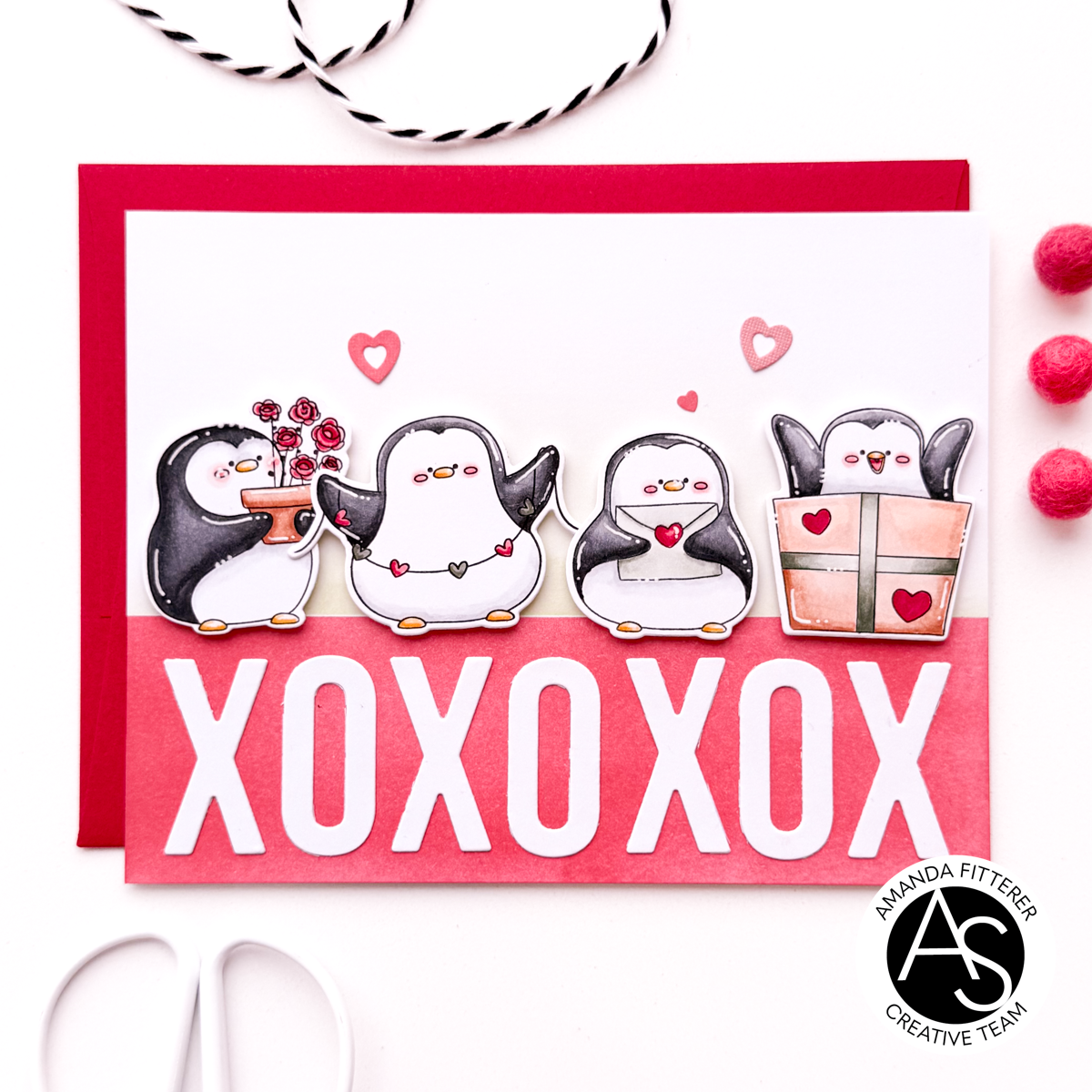 Penguin Love Stamp & Die Bundle