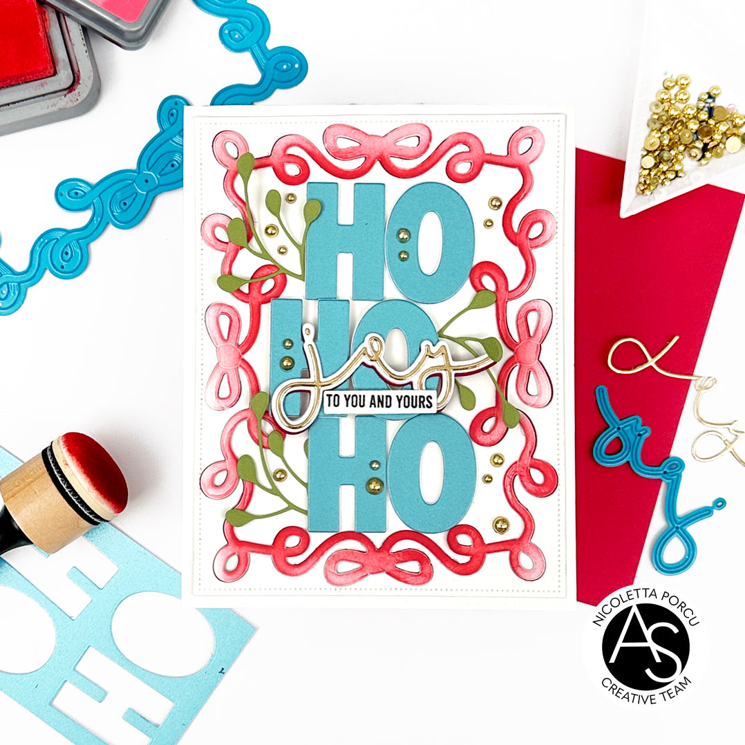 Bow Ho Ho Frame Die Set
