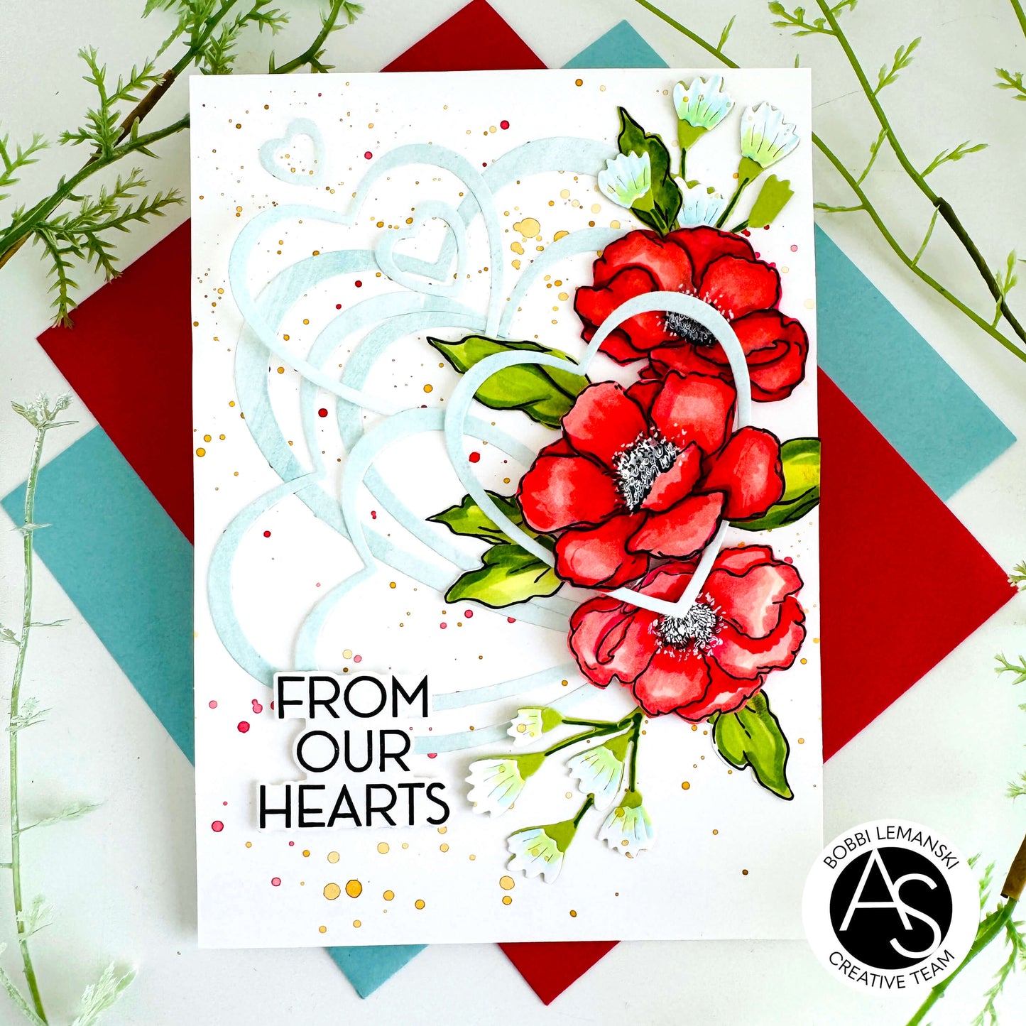 Heart Garland Cover Die