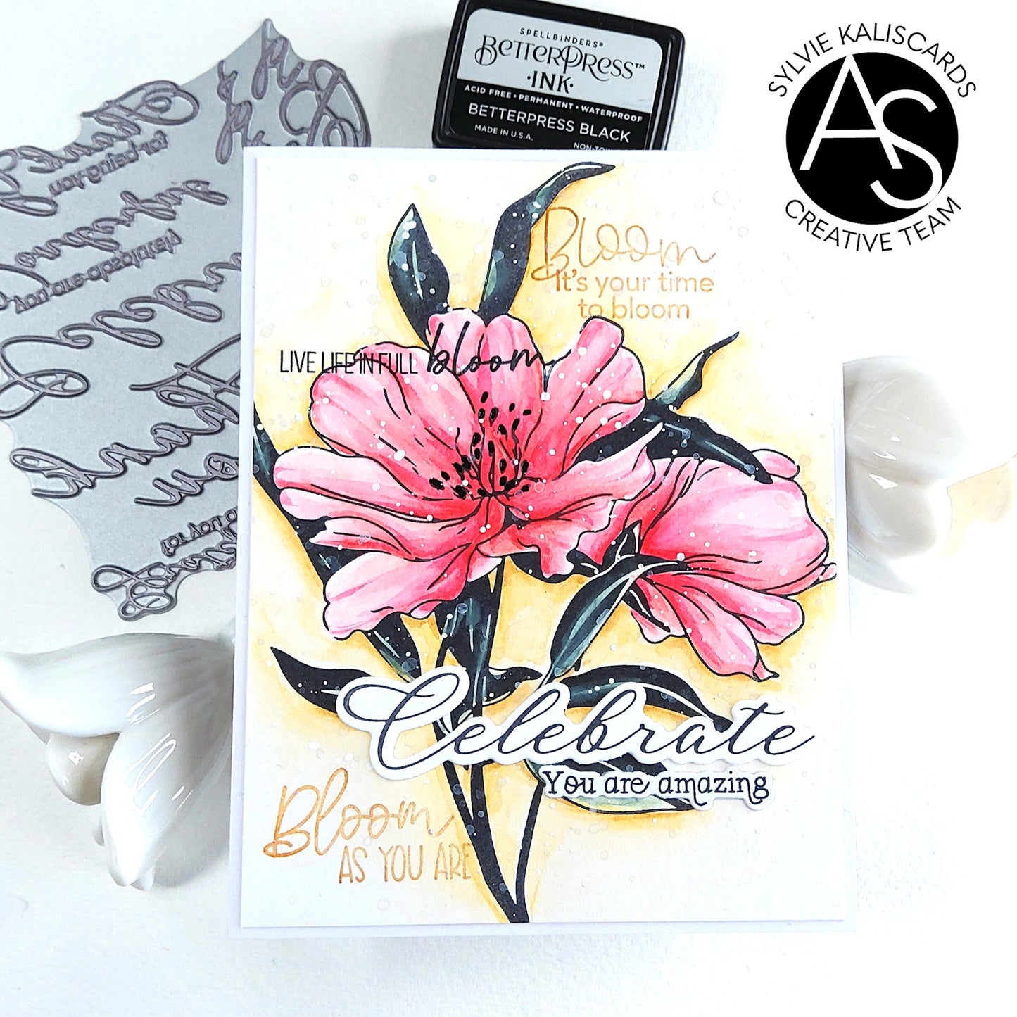 Classic Sentiments Press Plate & Die Set