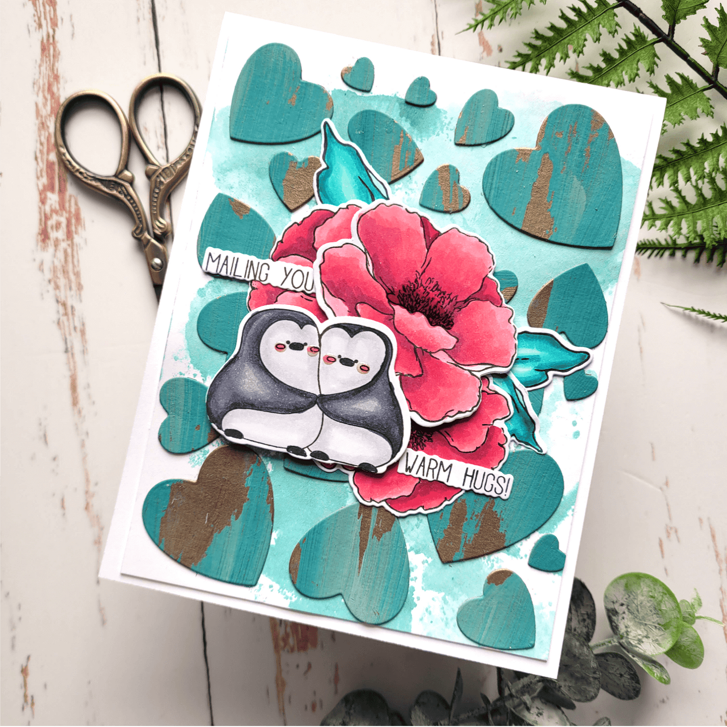Heart Garland Cover Die