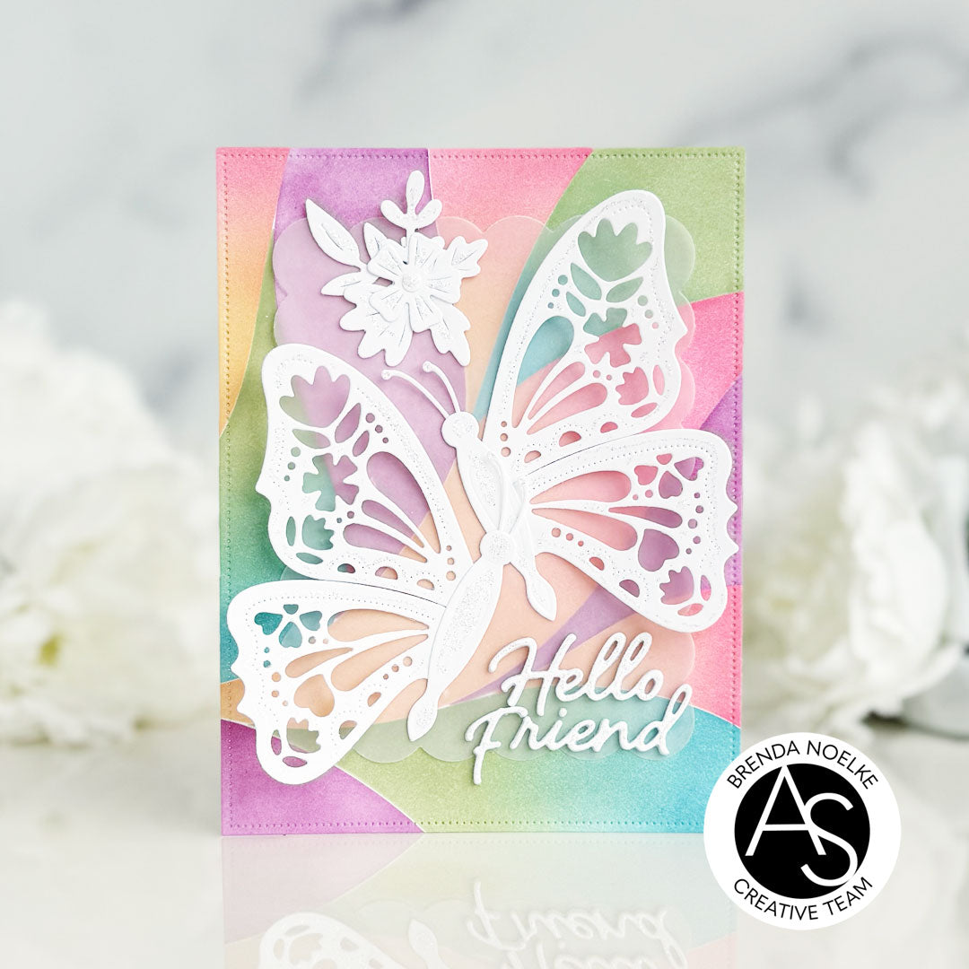 Abstract Background Stencil Set