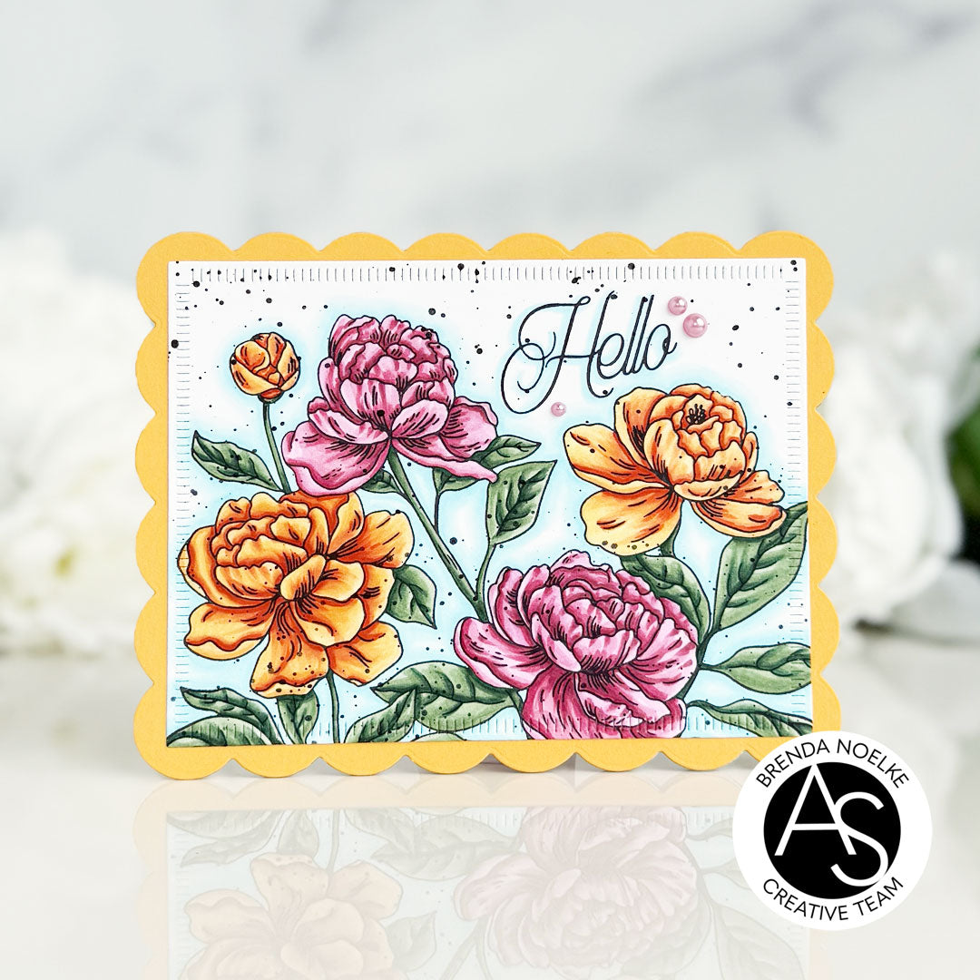 Peony Blossoms Press Plate Set
