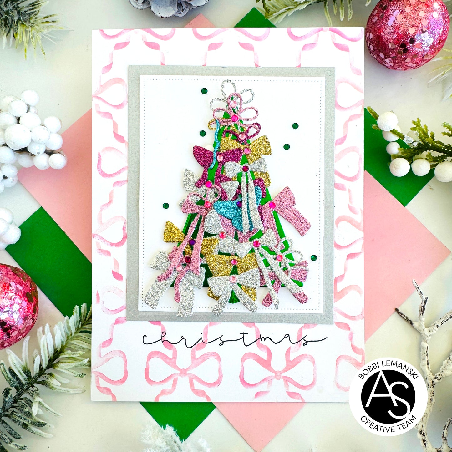 Build-a-Bow Christmas Tree Die Set