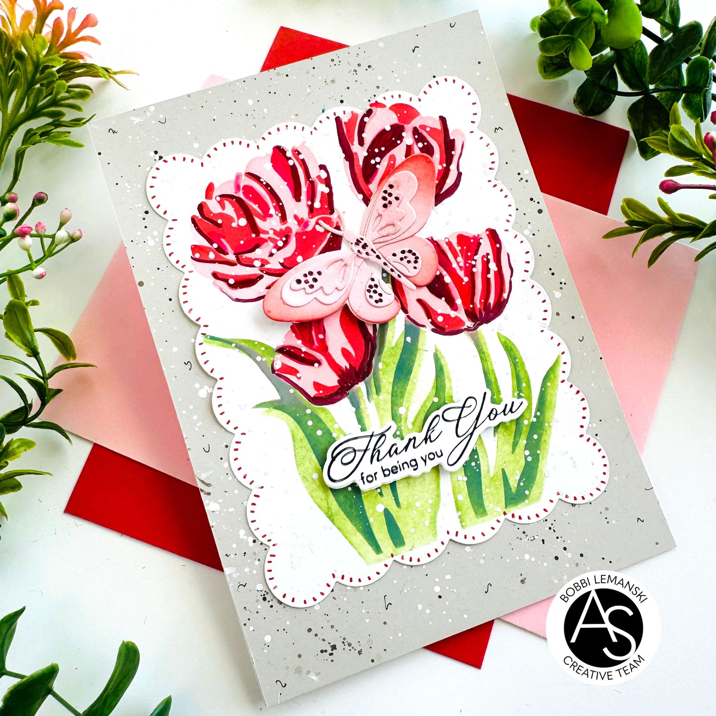 Spring Tulips Stencil Set