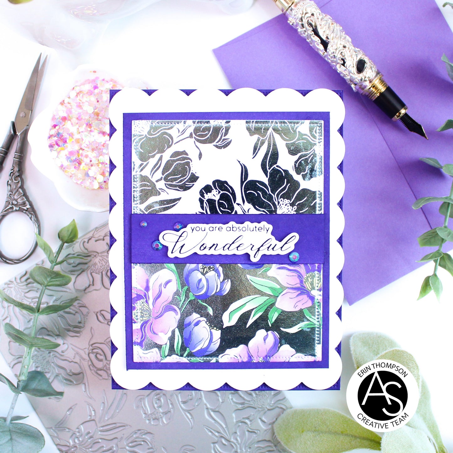 Classic Sentiments Press Plate & Die Set