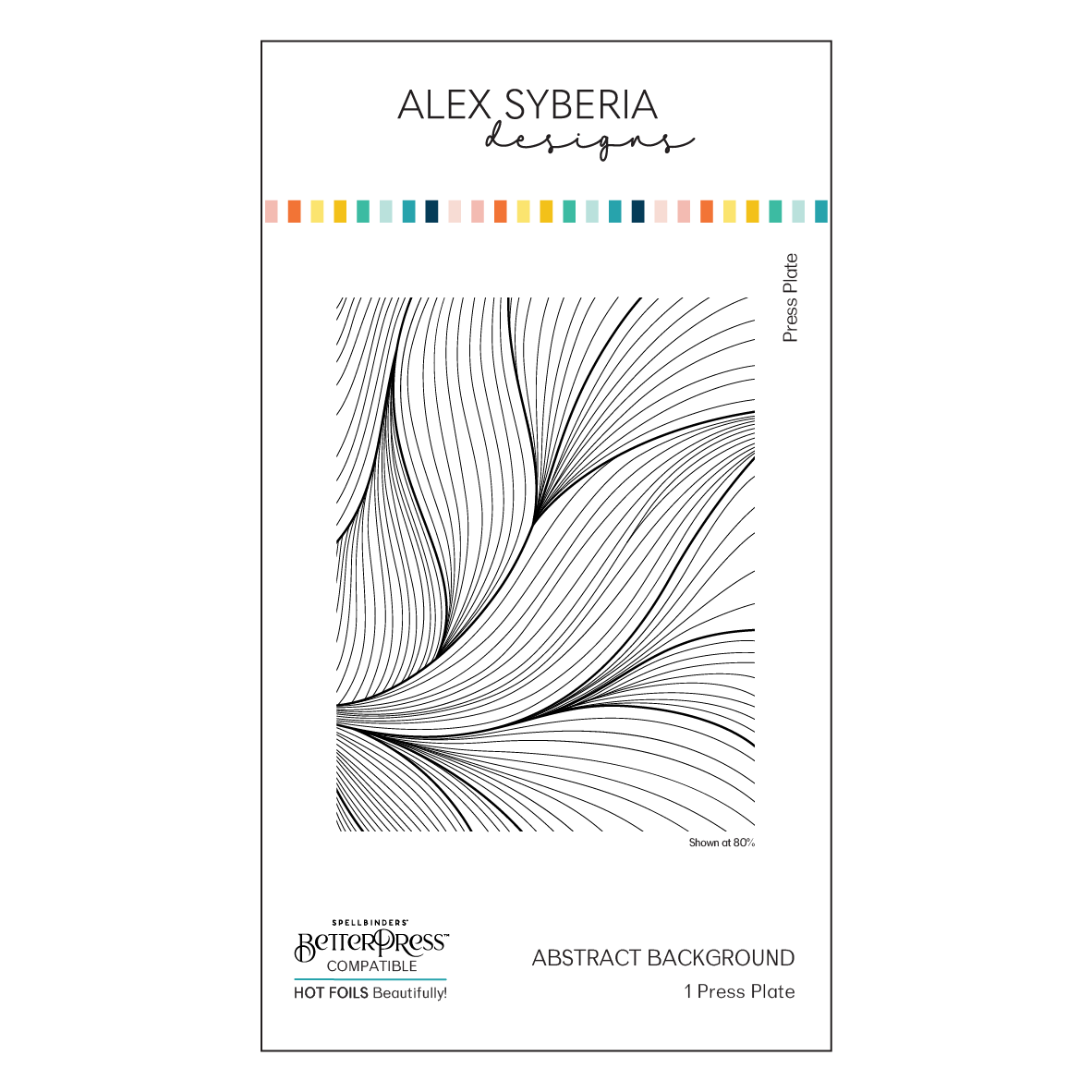 Abstract Background Press Plate