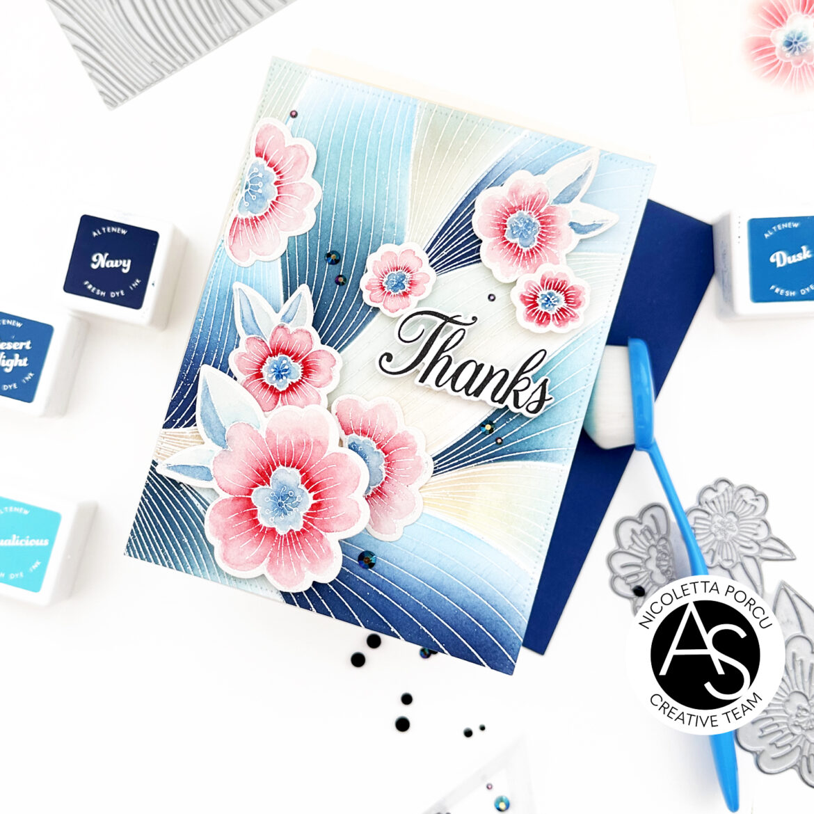 Abstract Background Press Plate & Stencil Bundle