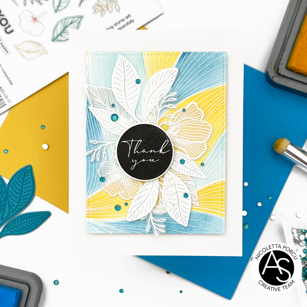 Abstract Background Press Plate & Stencil Bundle