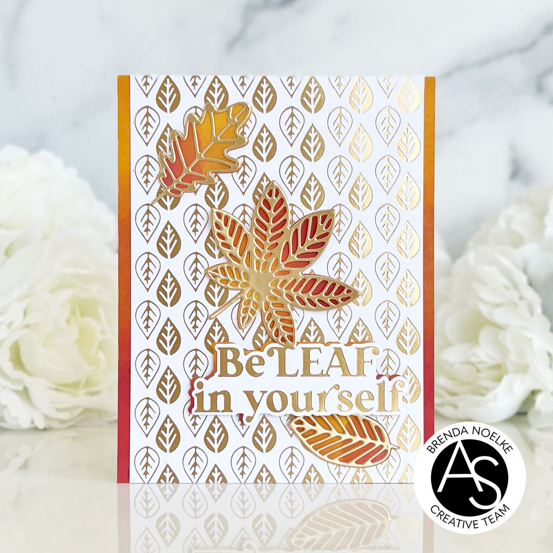BeLeaf in Yourself Hot Foil Plate & Die Set