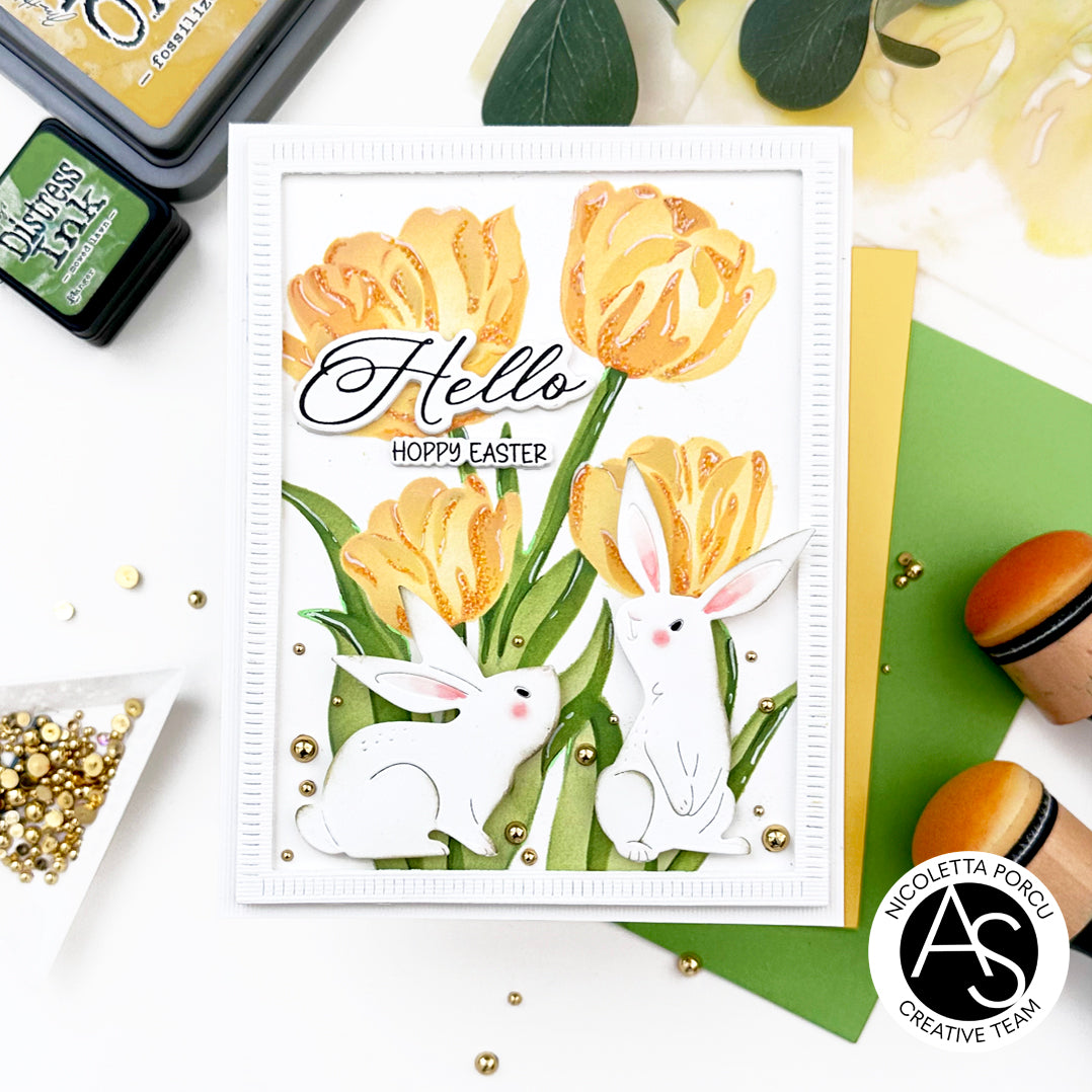 Spring Tulips Stencil Set