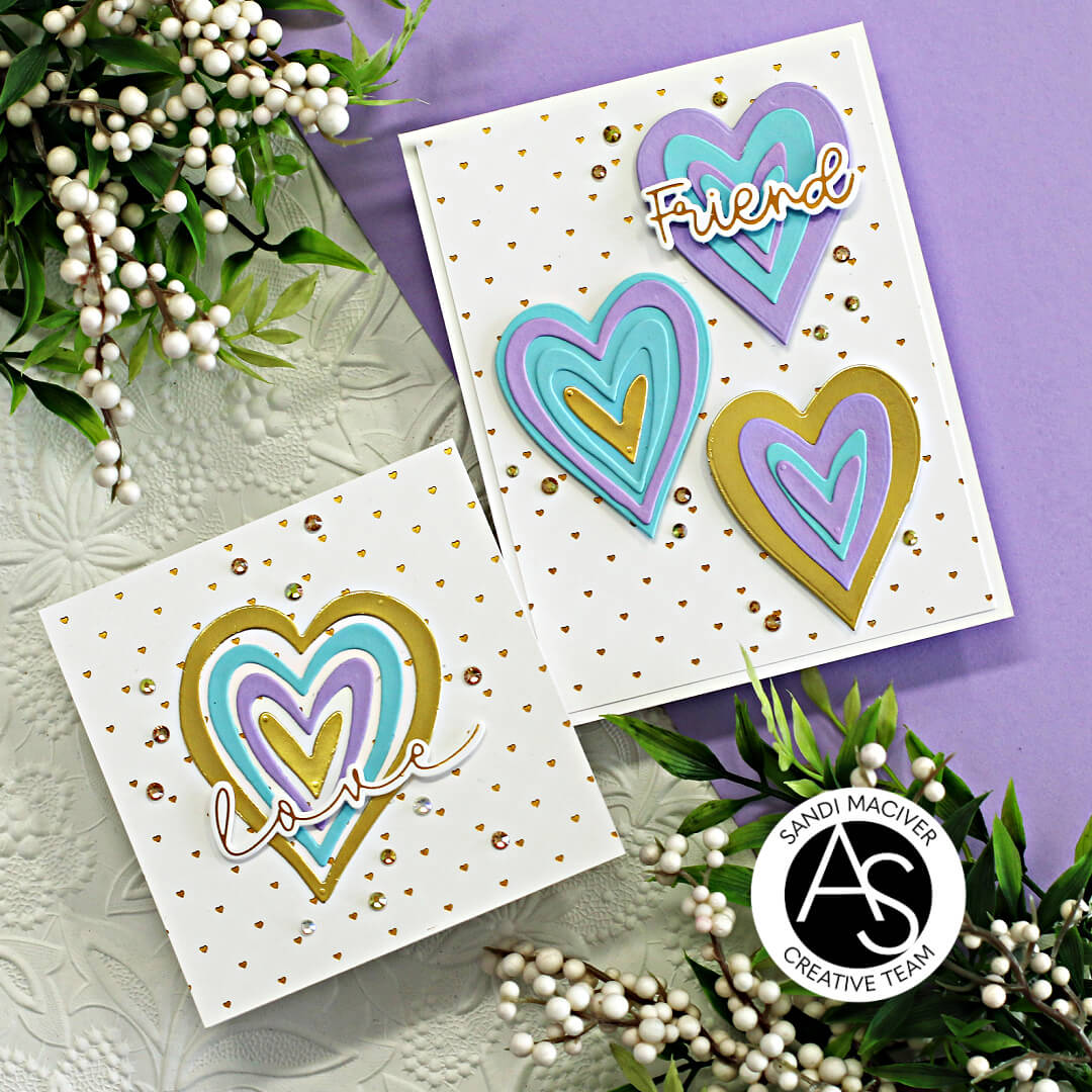 Quirky Hearts & Quirky Rainbow Die Bundle