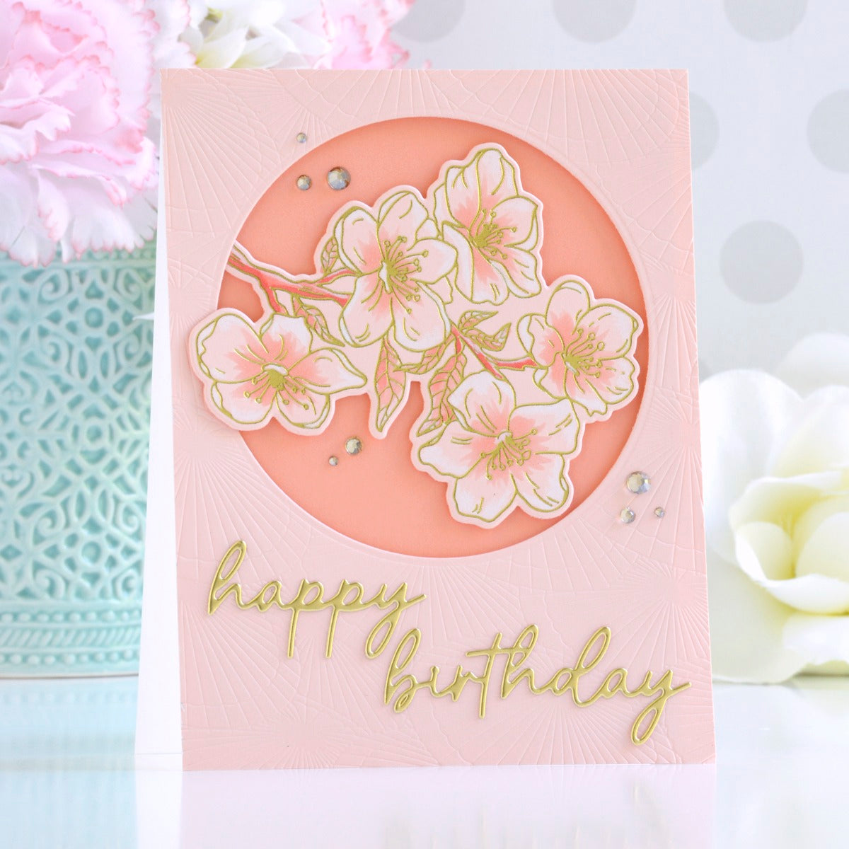 Cherry Blossoms BetterPress Plate & Die Set