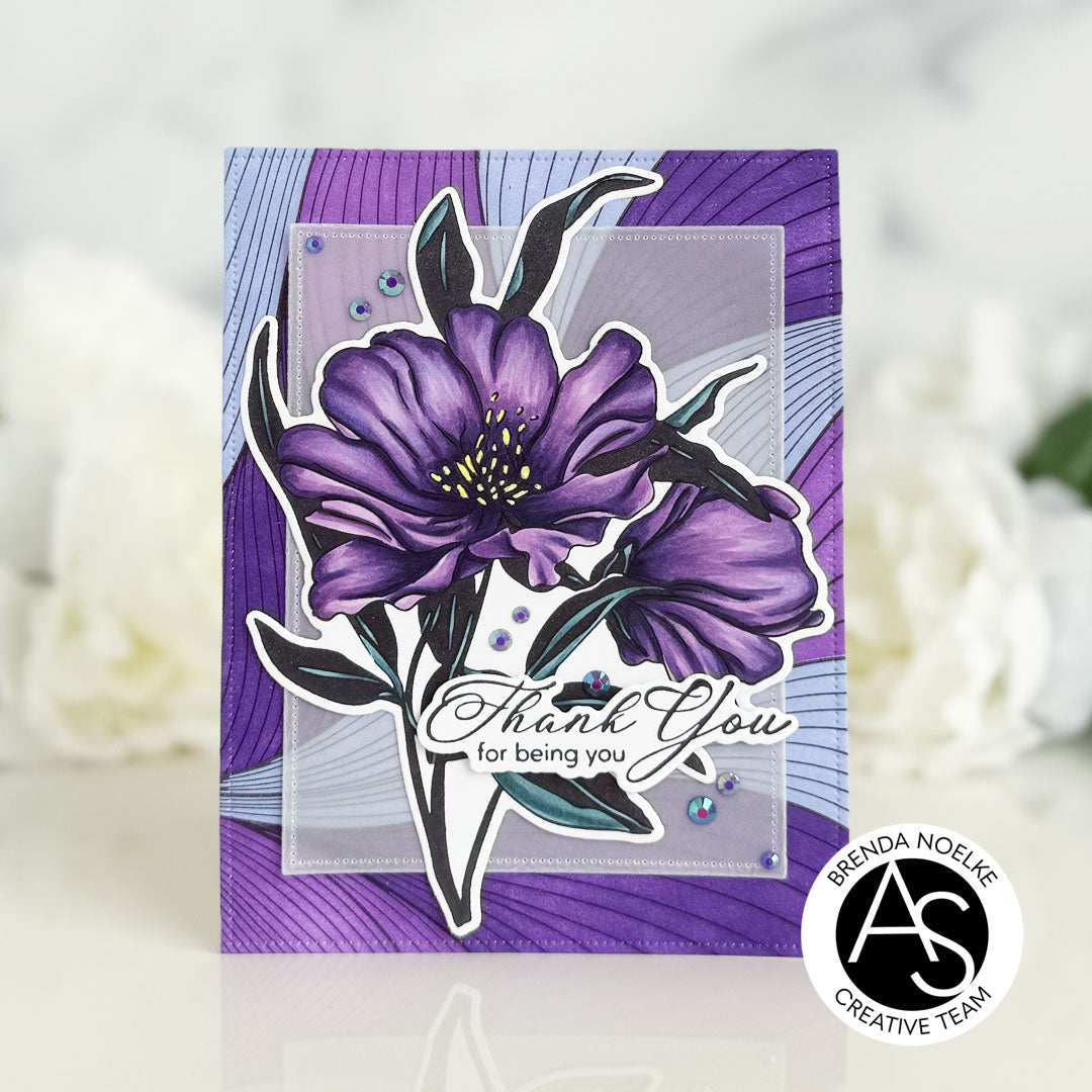 Abstract Background Press Plate – Alex Syberia Designs, BetterPress System compatible, die-cutting, cardmaking supplies-scrapbooking-flowers