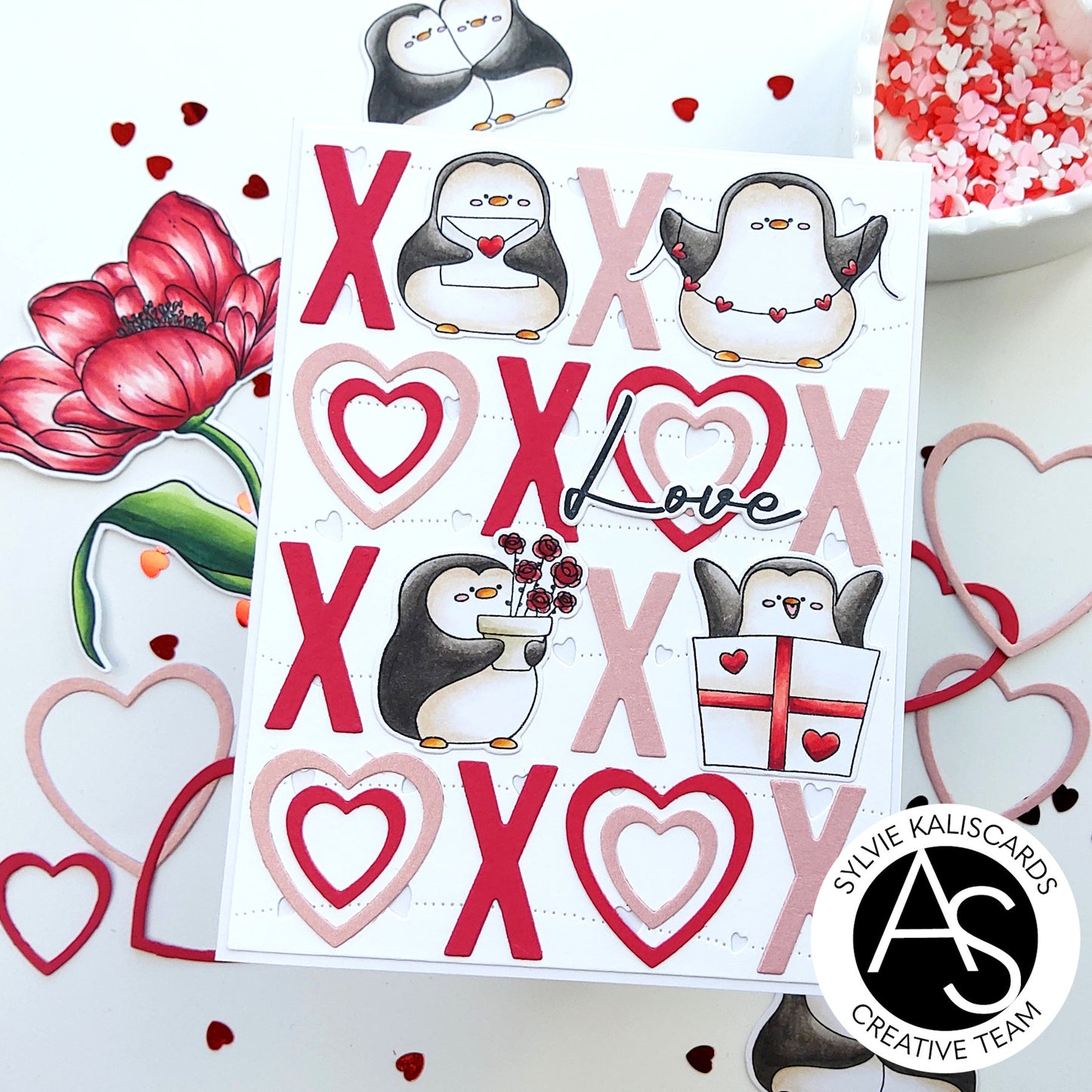 Heart Garland Cover Die