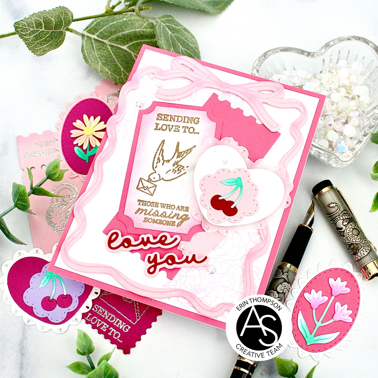 With Love Sentiments Die Set