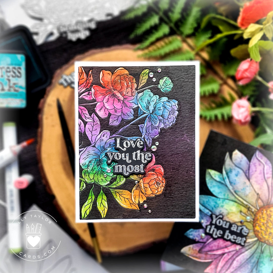 Peony Blossoms Press Plate Set