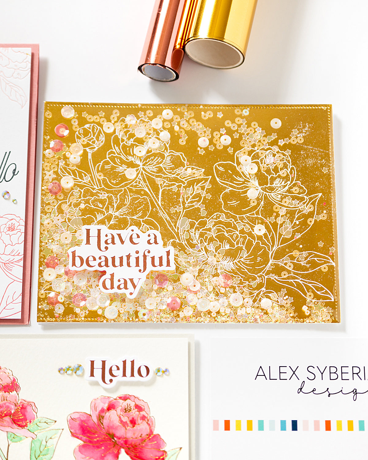 Peony Blossoms Press Plate Set