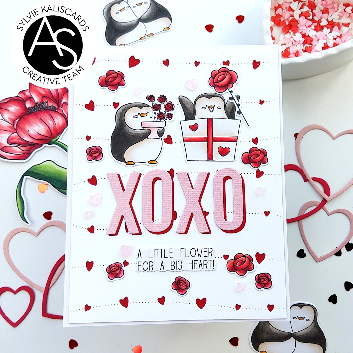 Heart Garland Cover Die