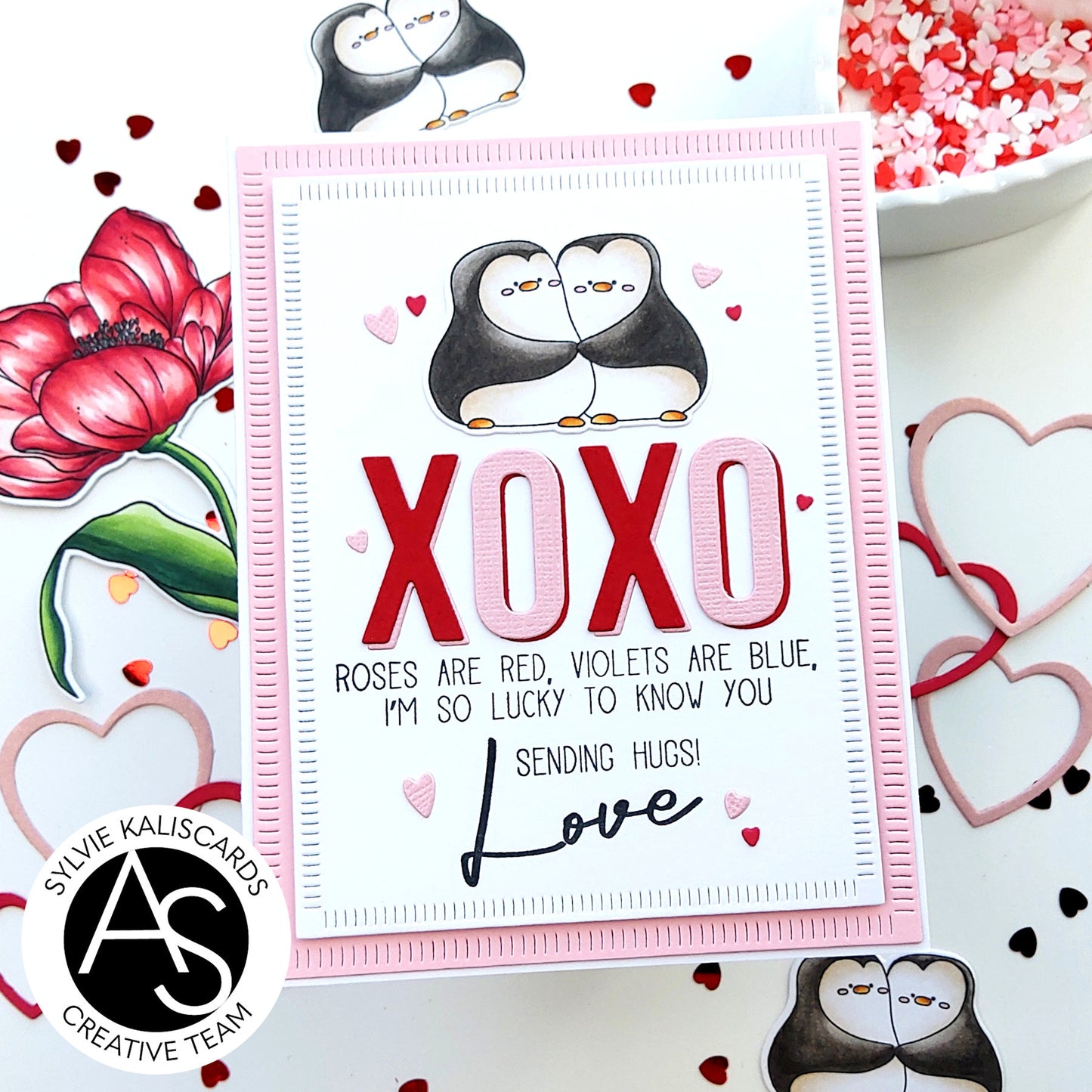 Heart Garland Cover Die