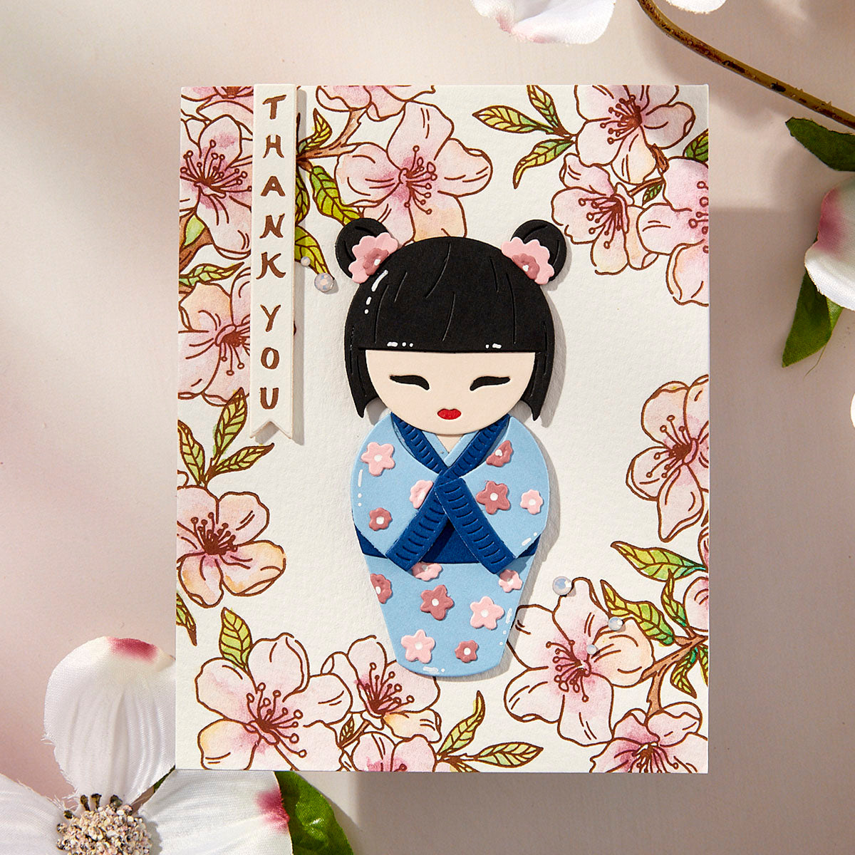 Blossoms & Sentiments BetterPress Plate & Die Set