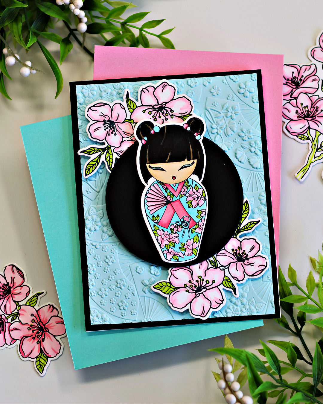Cherry Blossoms BetterPress Plate & Die Set