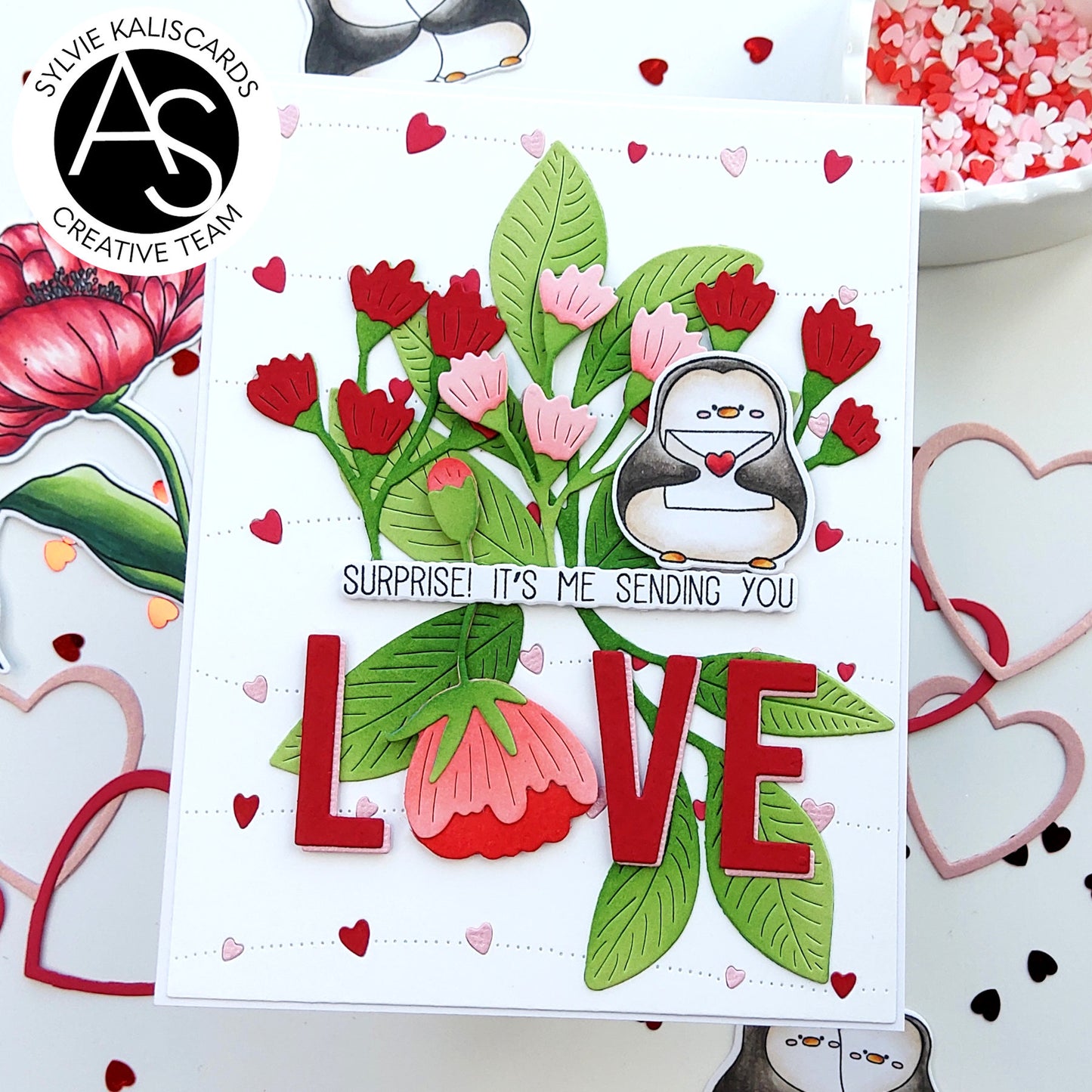 Heart Garland Cover Die