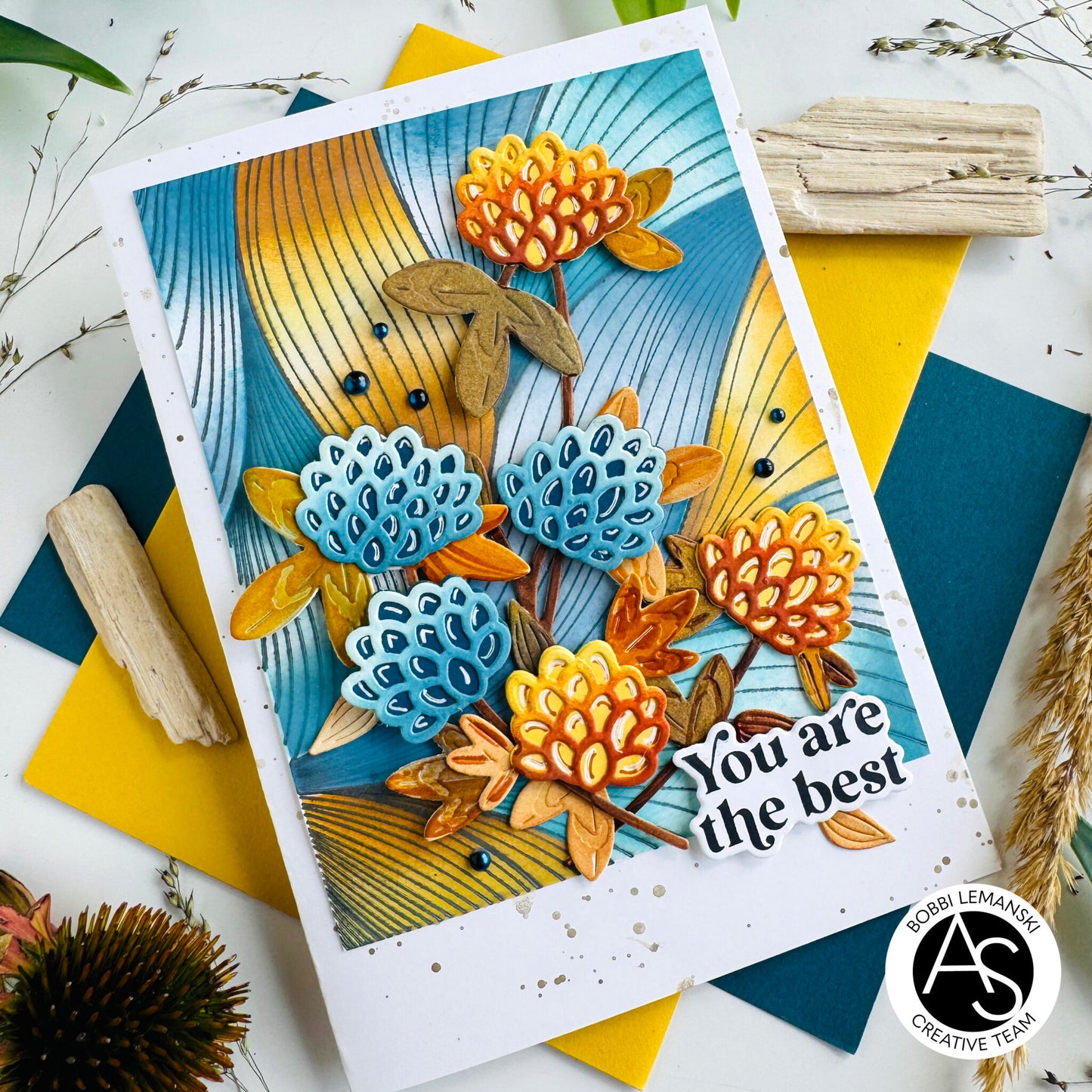 Abstract Background Press Plate & Stencil Bundle