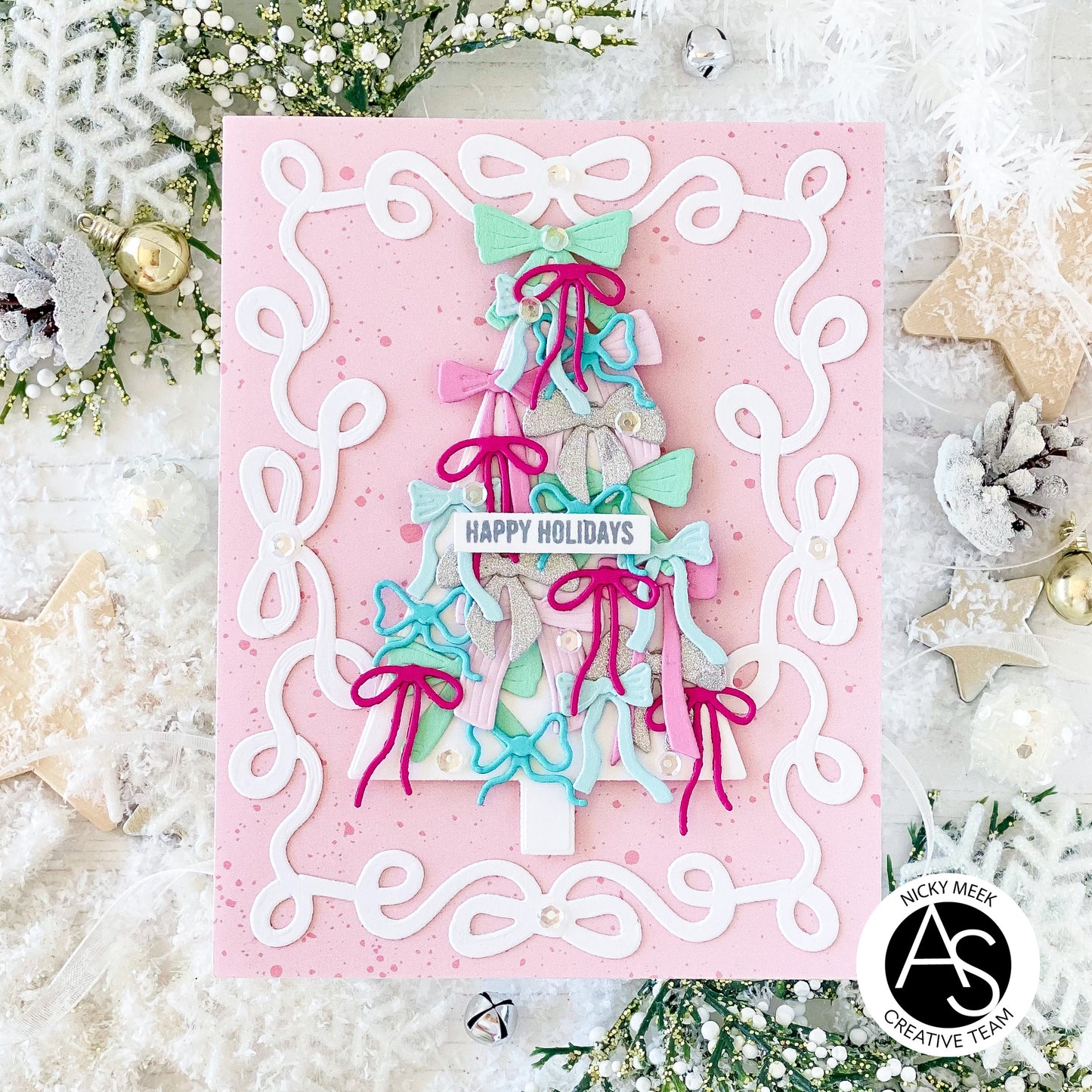 Build-a-Bow Christmas Tree Die Set