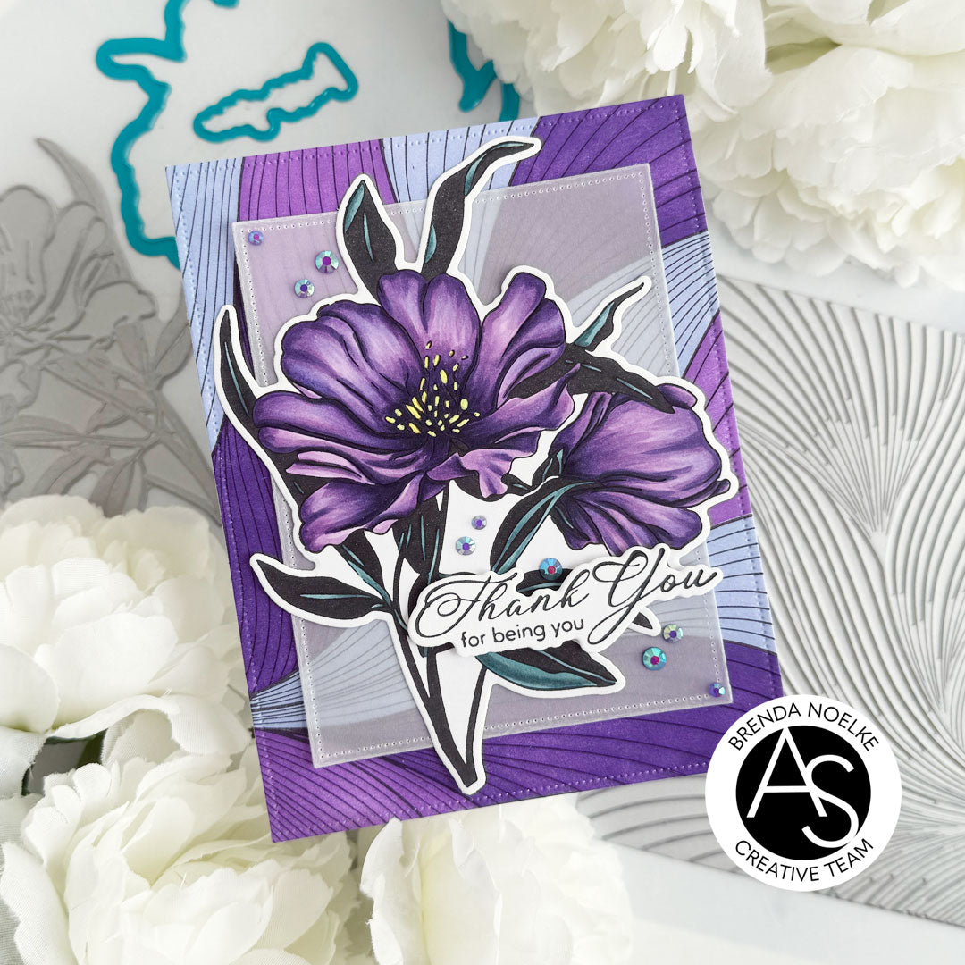 Abstract Background Press Plate – Alex Syberia Designs, BetterPress System compatible, die-cutting, cardmaking supplies-scrapbooking-flowers