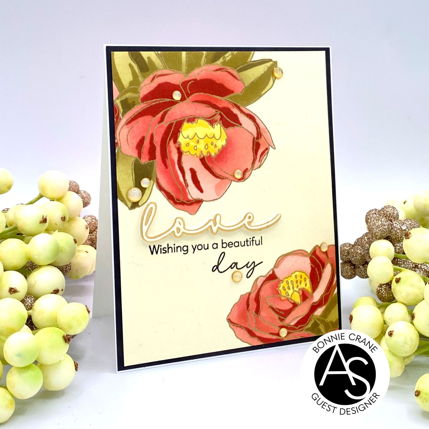 Heartfelt Blooms Hot Foil Plate