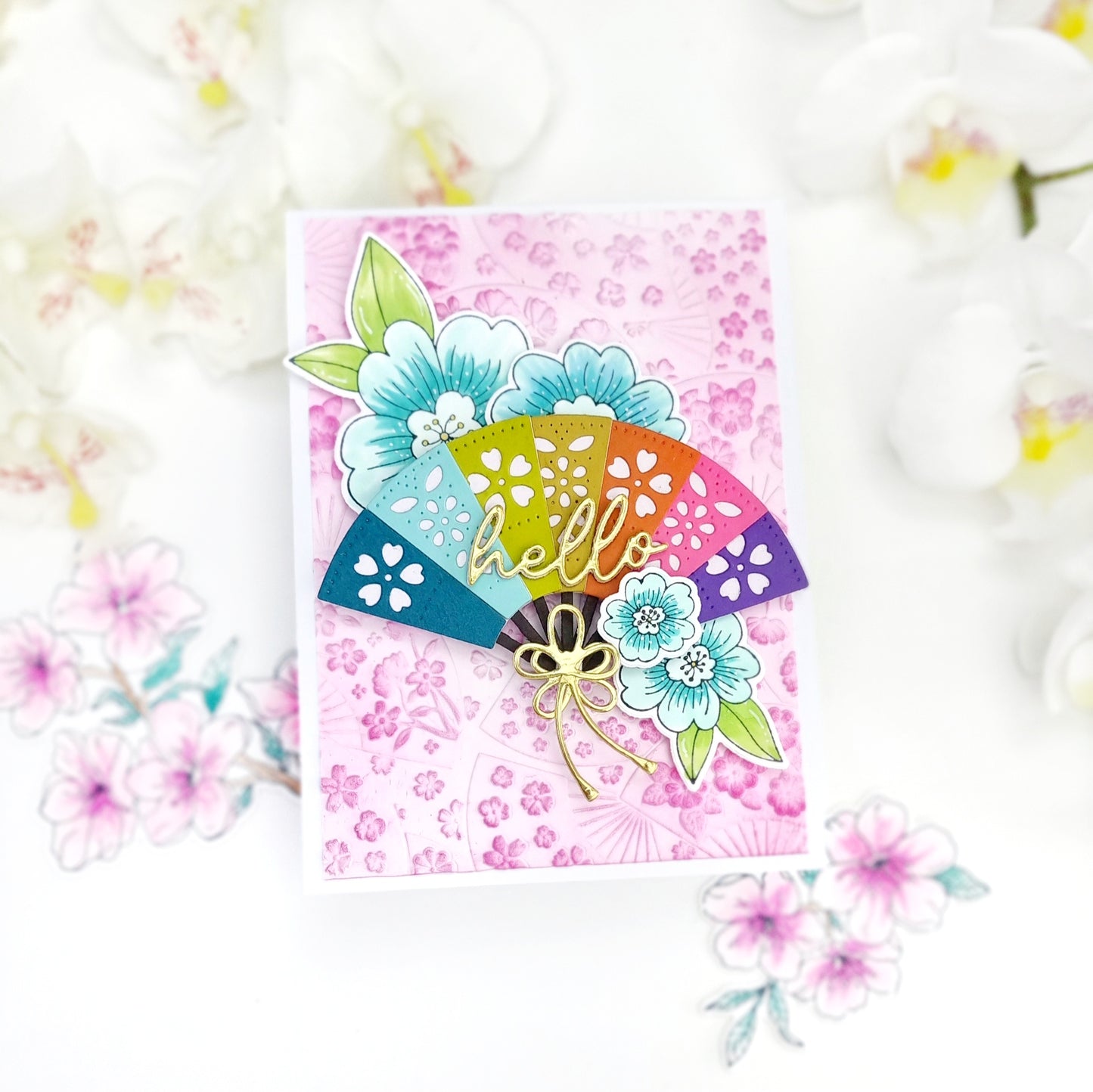 Blossoms & Sentiments BetterPress Plate & Die Set