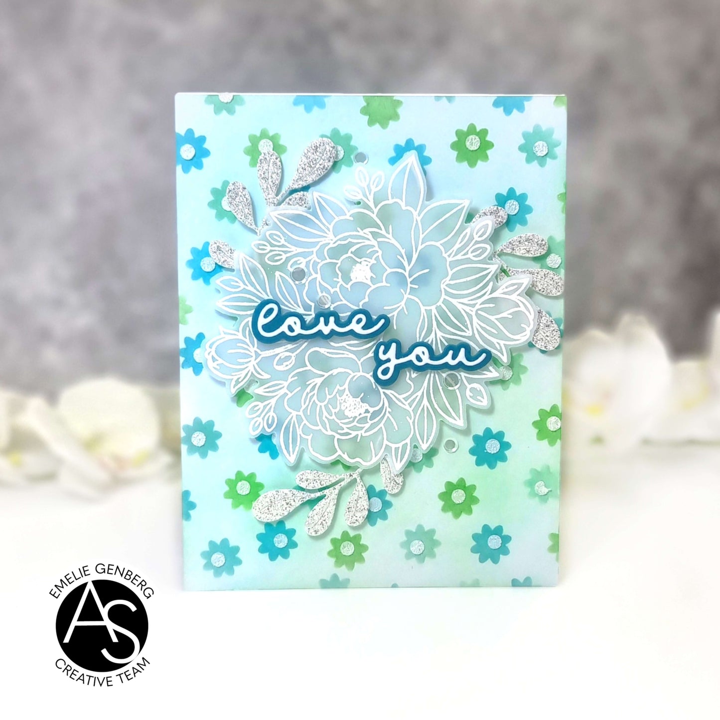 Tiny Flowers Stencil