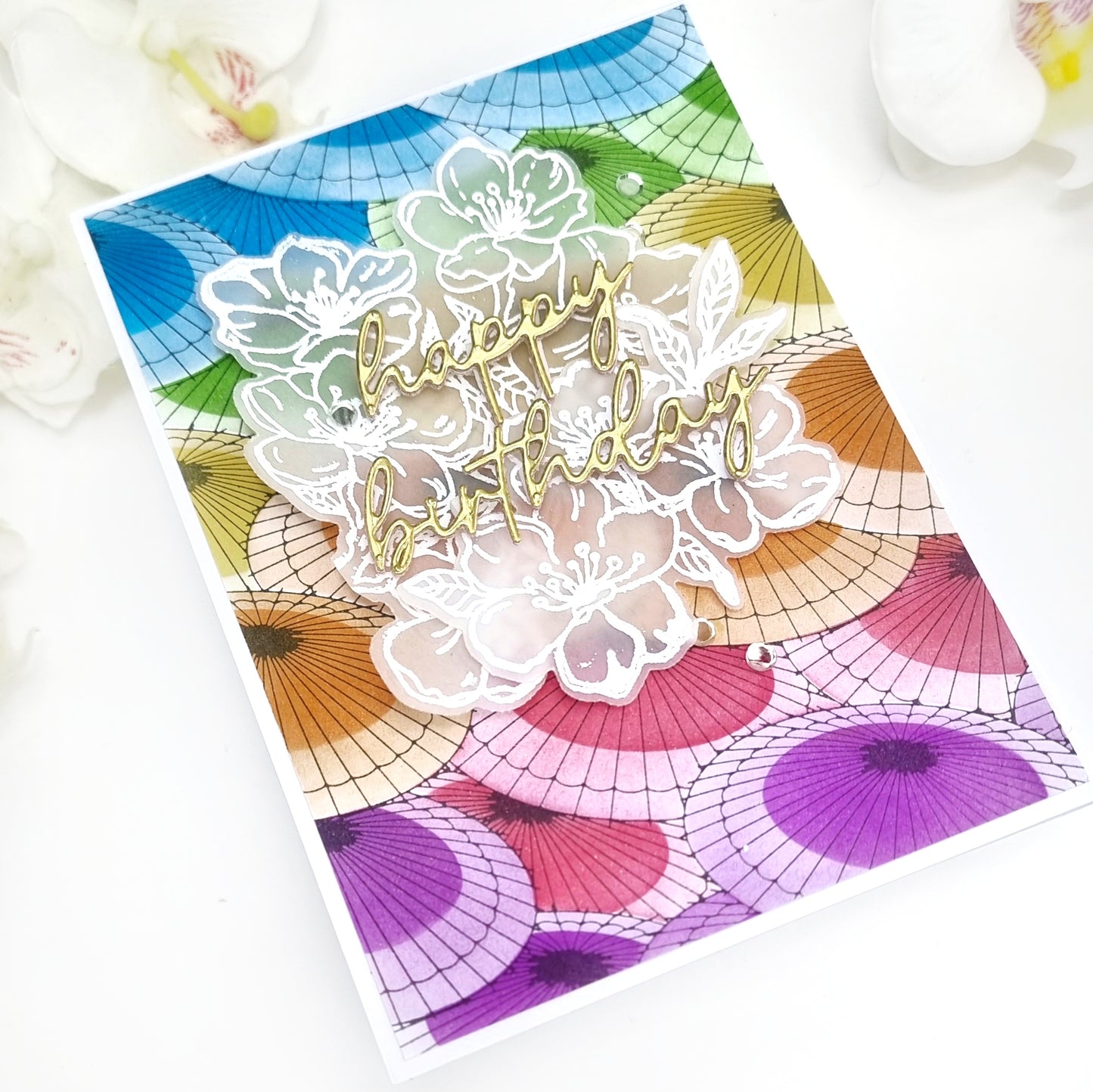 Cherry Blossoms BetterPress Plate & Die Set