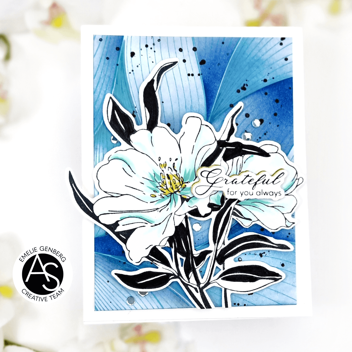 Abstract Background Press Plate – Alex Syberia Designs, BetterPress System compatible, die-cutting, cardmaking supplies-scrapbooking-flowers