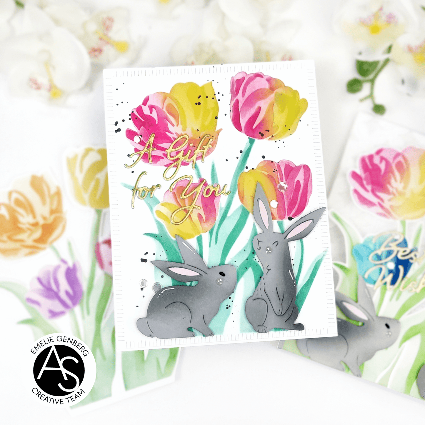 Cheerful Meadow Die & Stencil Bundle