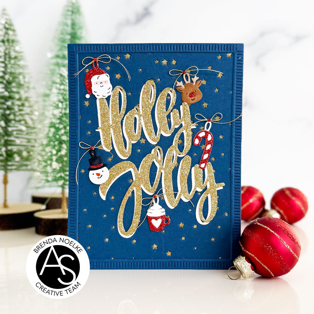 Festive Tree & Wreath and Mini Ornaments Die Set Bundle