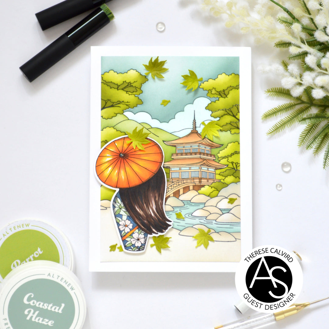 Scenic Kyoto Press + Foil Plates by Alex Syberia
