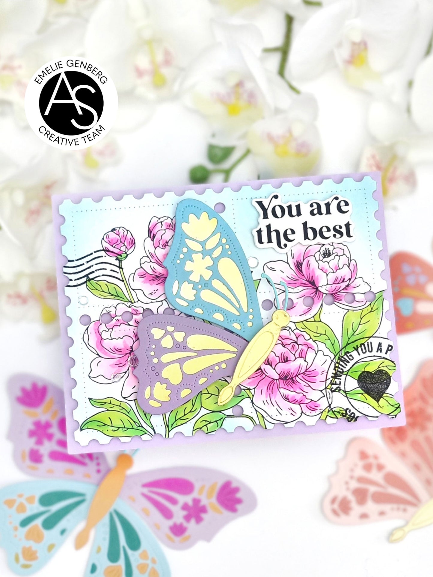 Peony Blossoms Press Plate Set