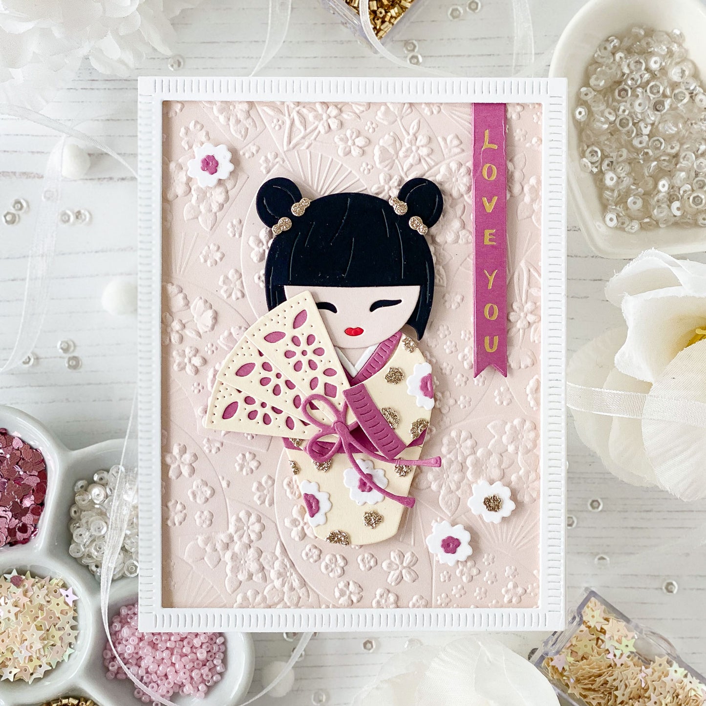 Blossoms & Sentiments BetterPress Plate & Die Set