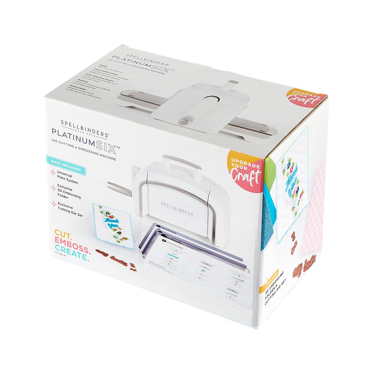 Spellbinders New & Improved Platinum SIX Die Cutting & Embossing machine