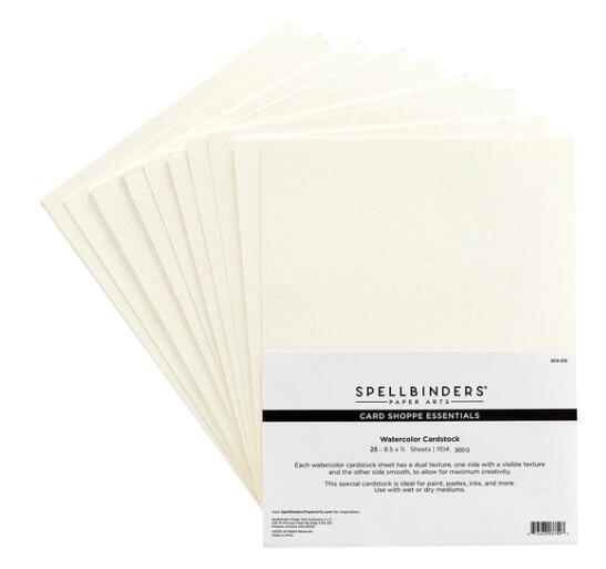 Spellbinders - 8.5" x 11" Watercolor Cardstock - 25 pack