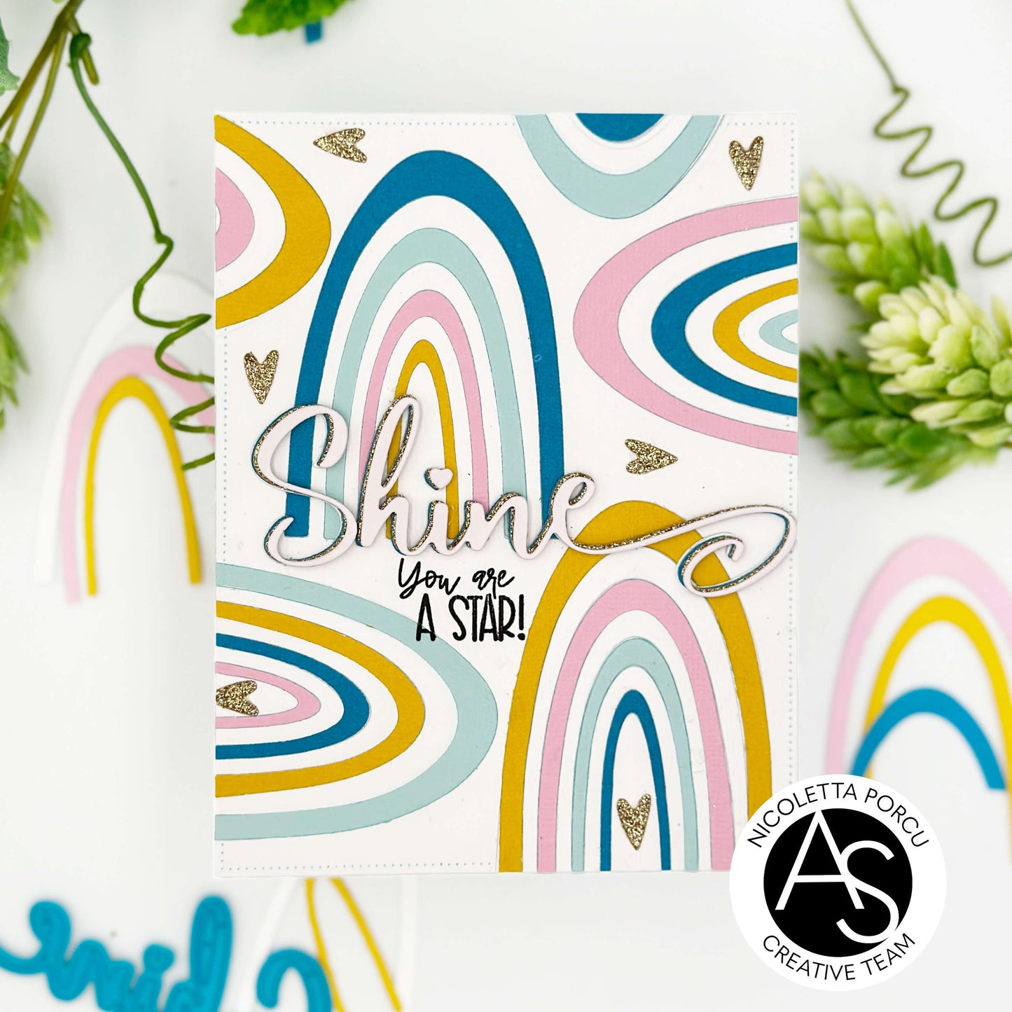 Quirky Hearts & Quirky Rainbow Die Bundle