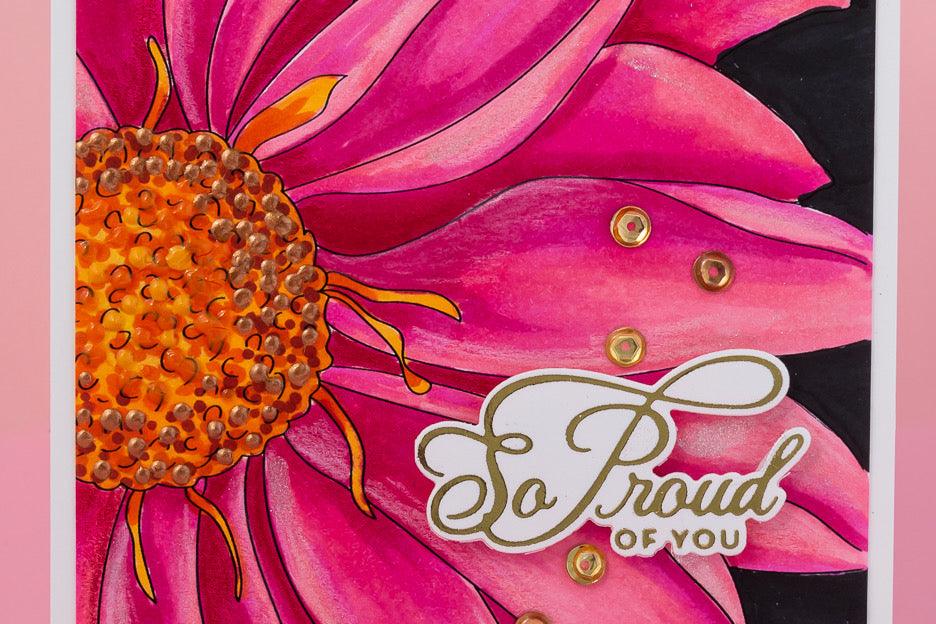 Hello summer alex syberia designs flower digital stamp