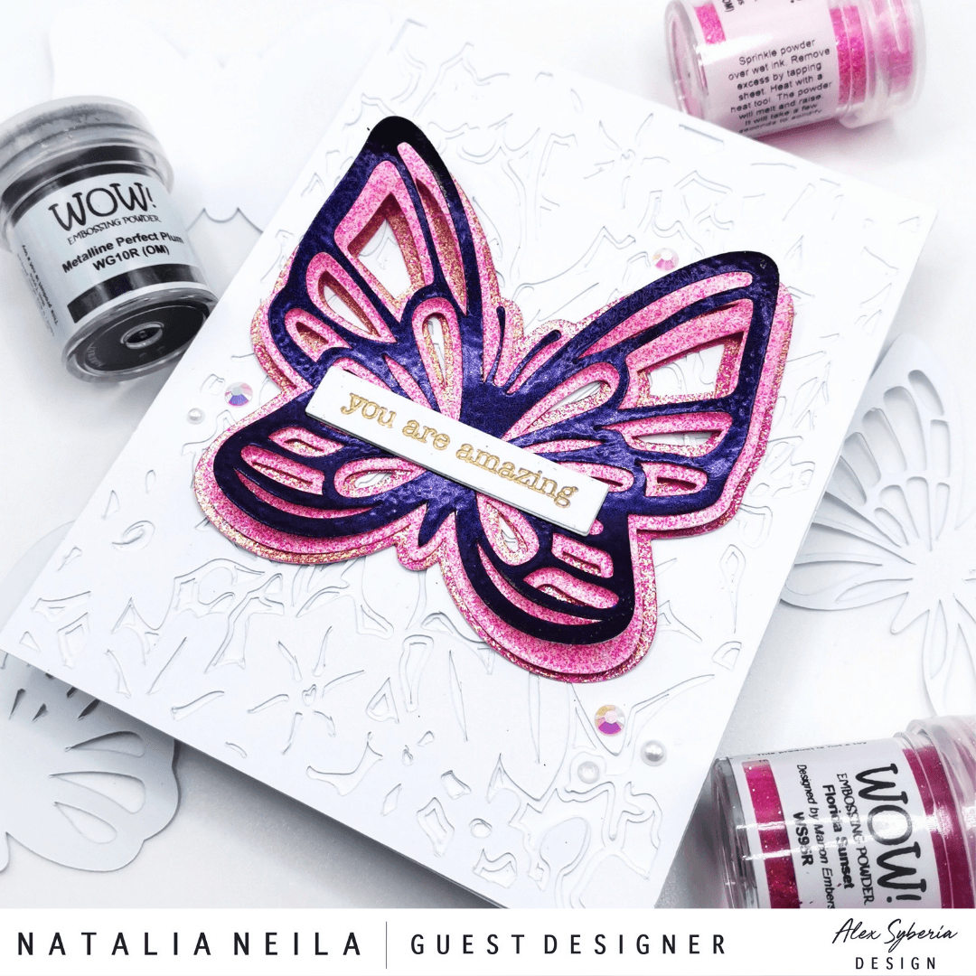 Cut Files and Heat Embossing Gorgeousness - Alex Syberia Designs