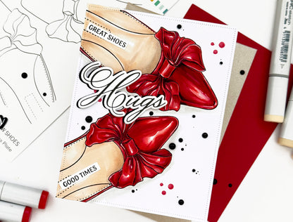 Hugs in Bloom Press Plate & Die Set